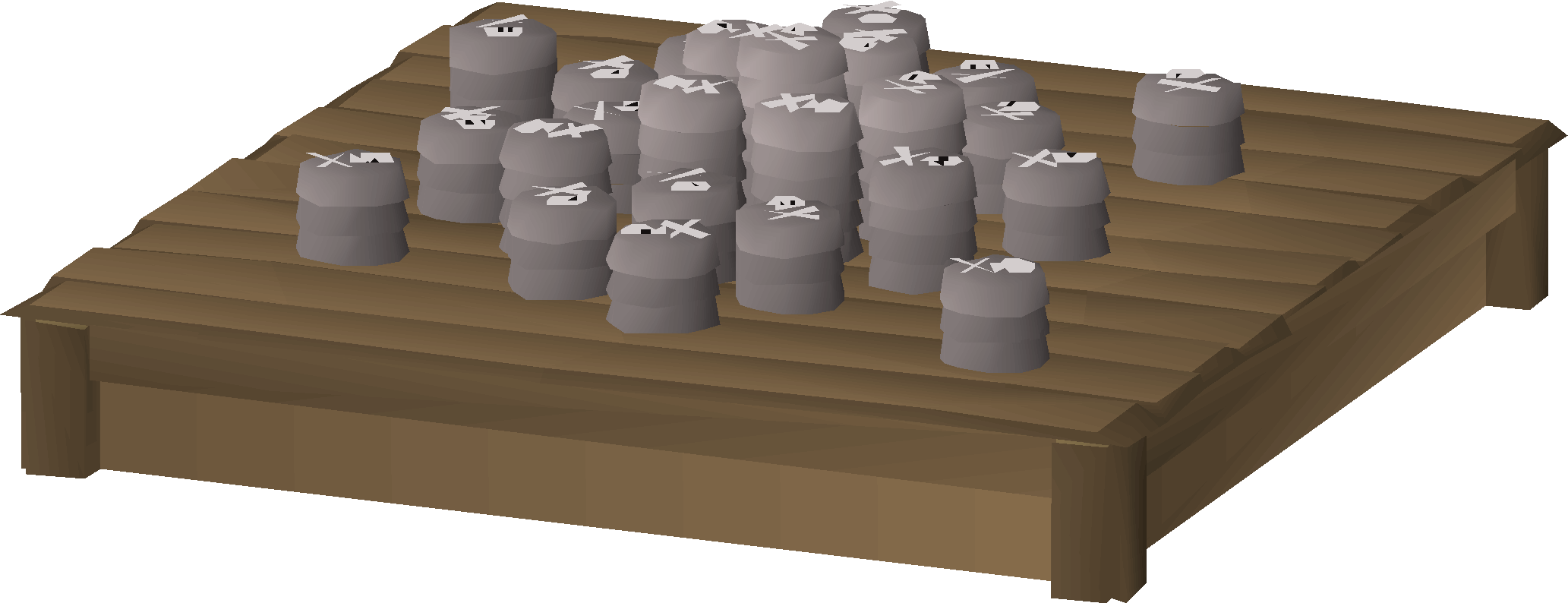 Death rune pile