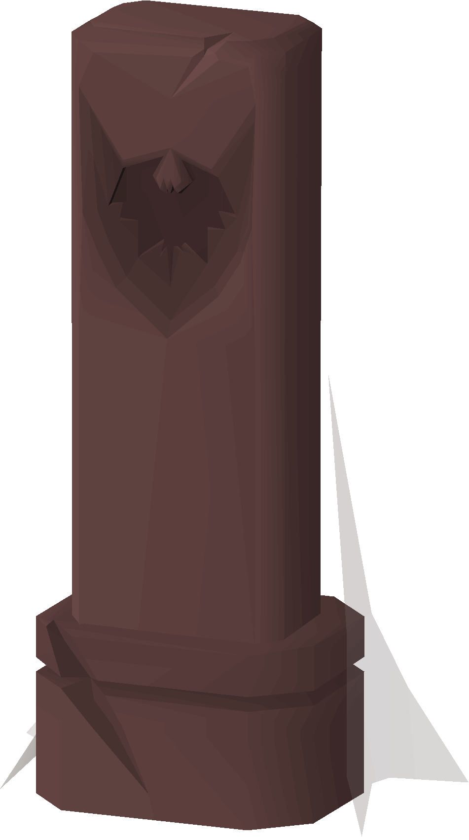 Empty receptacle