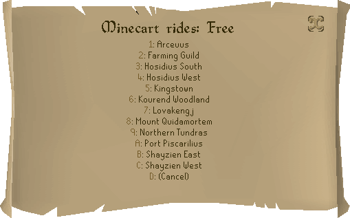 Lovakengj Minecart Network