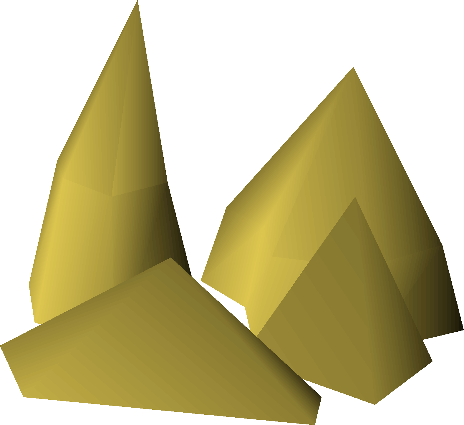 Gold rocks