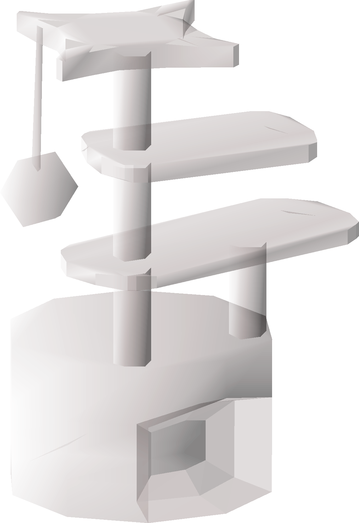 Scratching post space