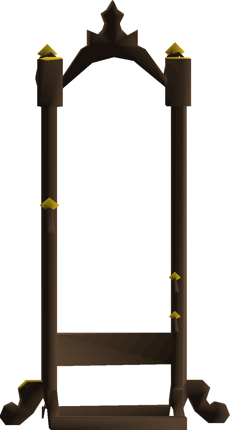 Mahogany outfit stand (interface item)