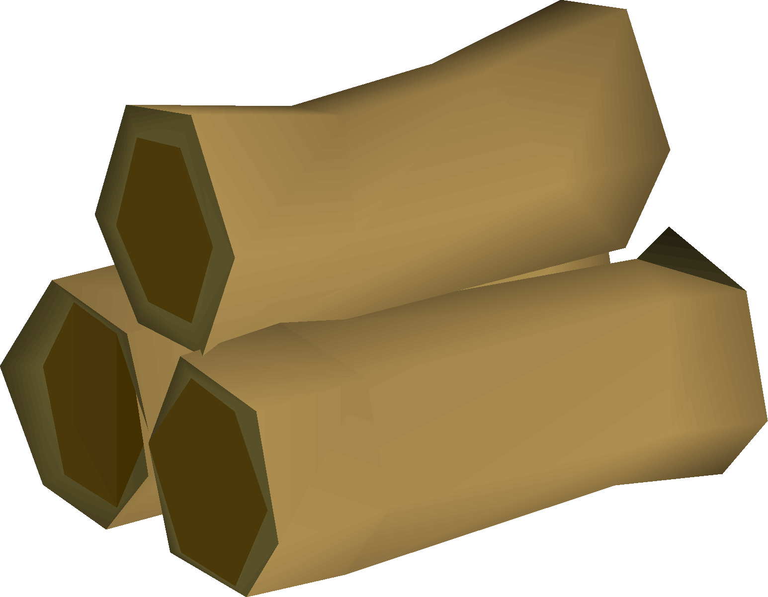 Mahogany pyre logs