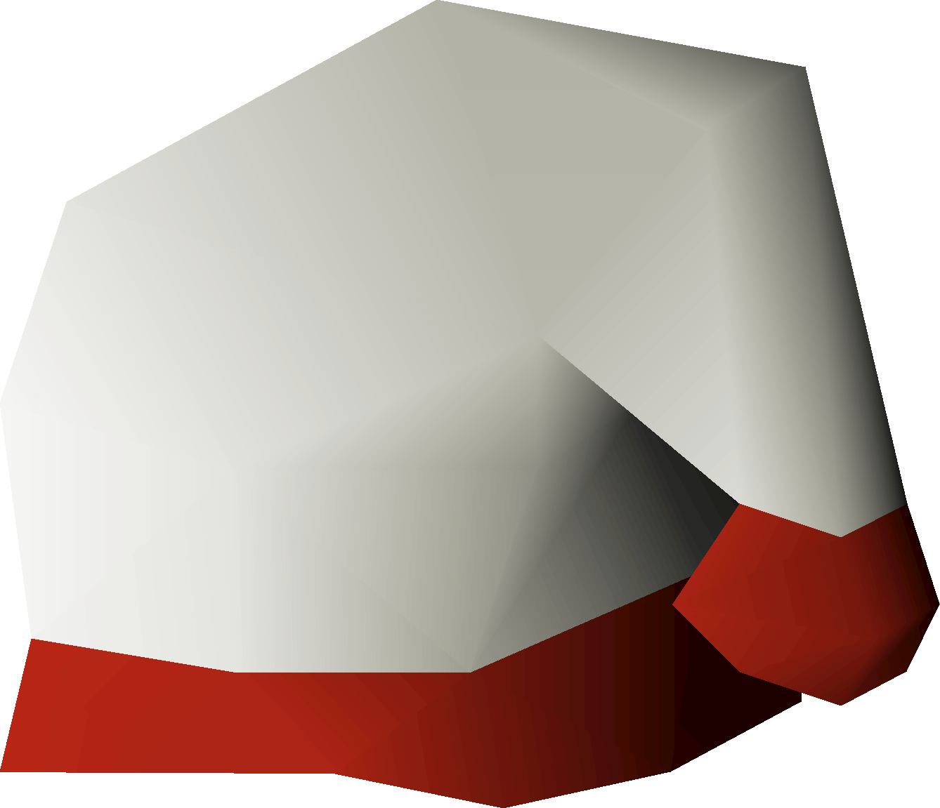 Inverted santa hat