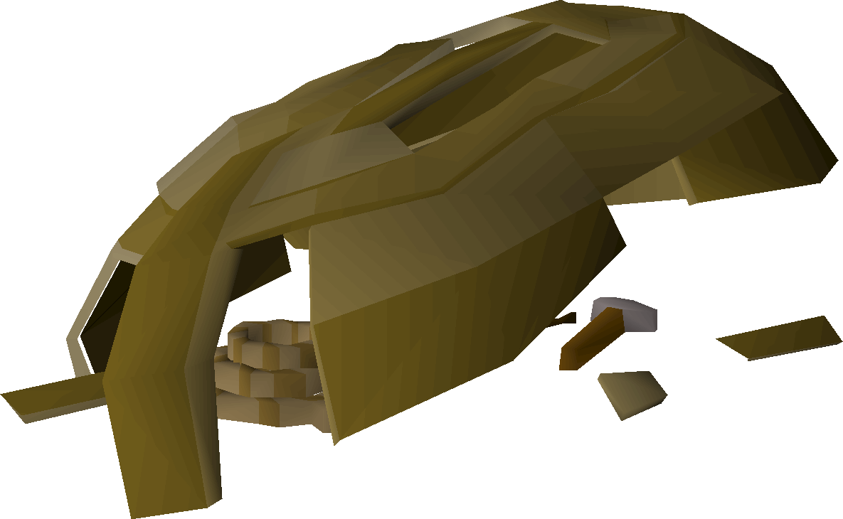 Wrecked boat