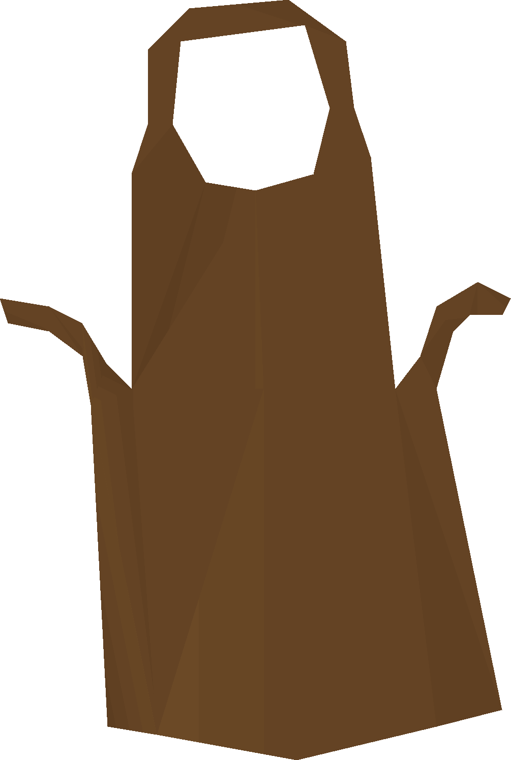 Brown apron