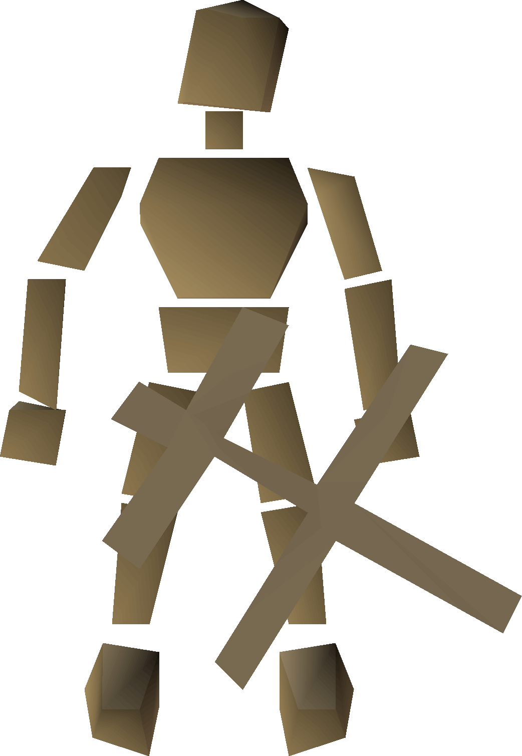 Unpainted marionette