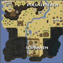 A preview of Ullek and surrounding areas seen on the Trailblazer League map.