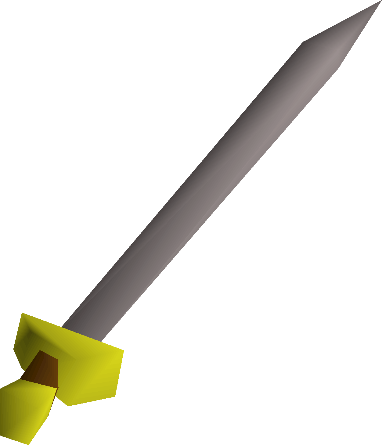 Steel longsword