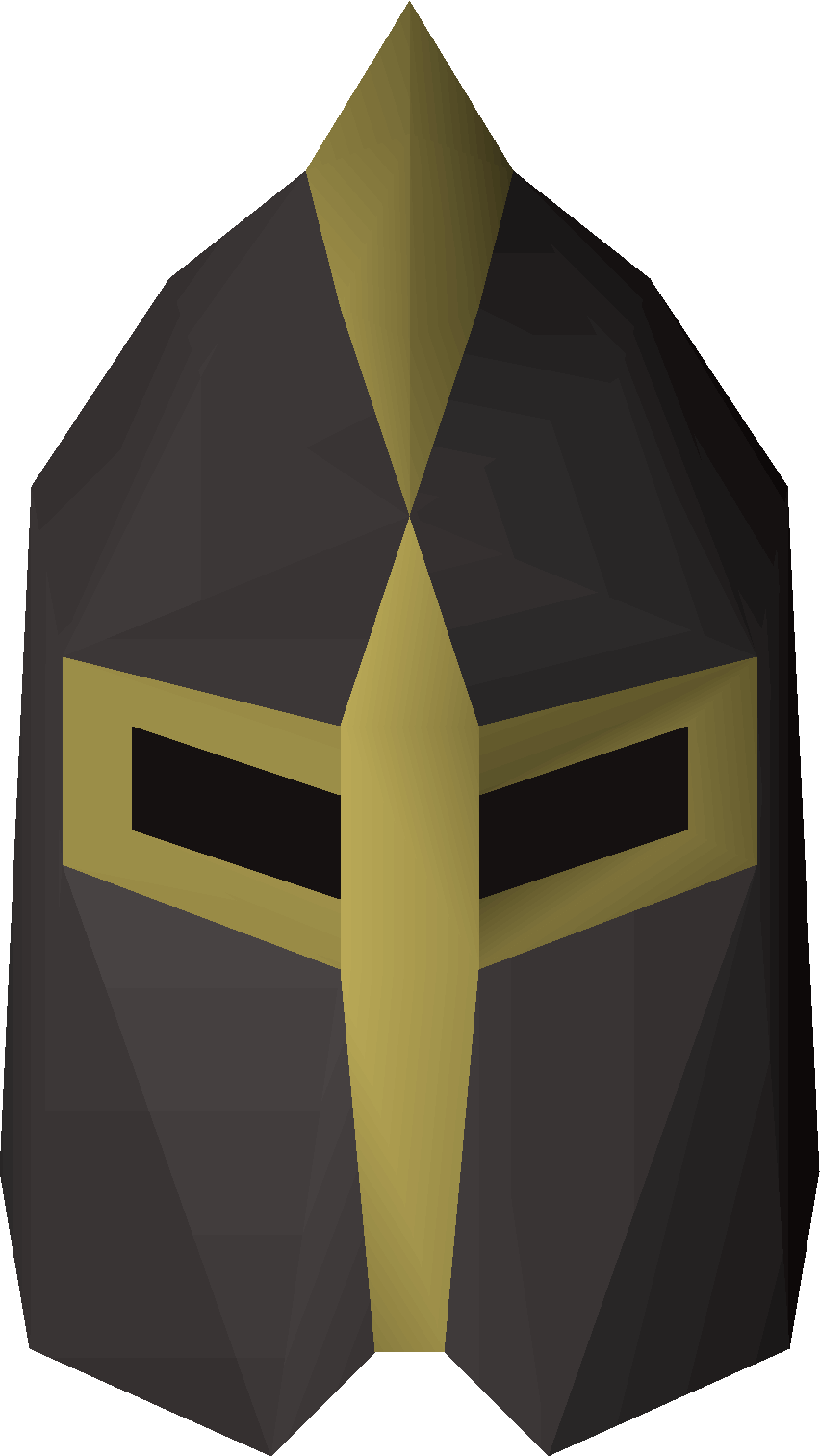 Elite black full helm