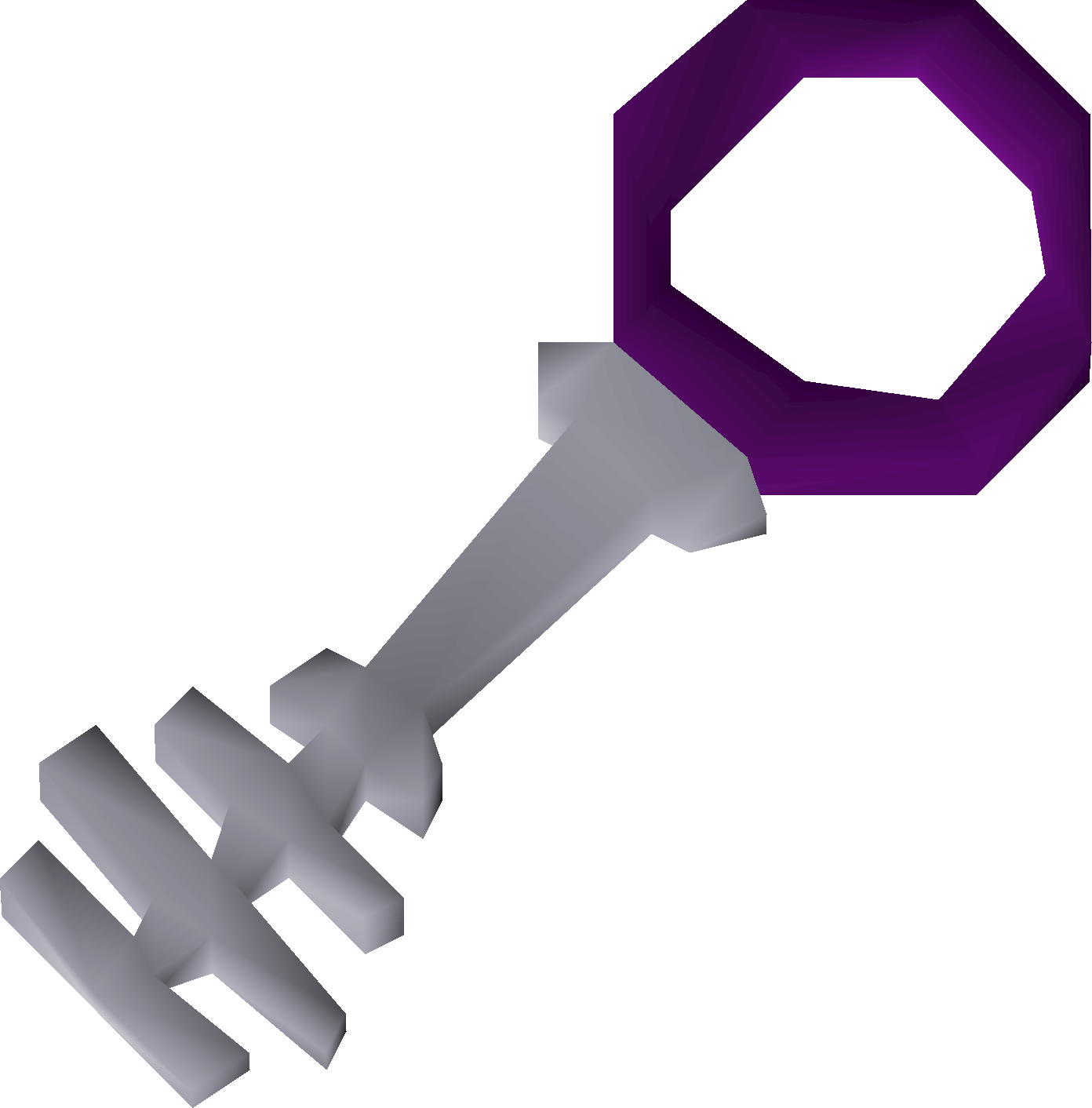 Silver key purple