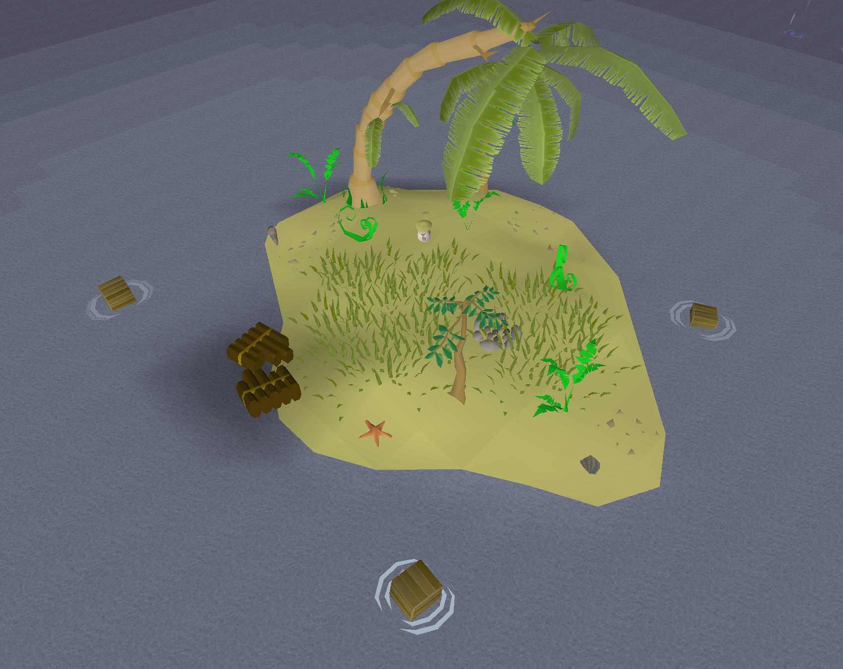 Unnamed island (north of the House on the Hill)