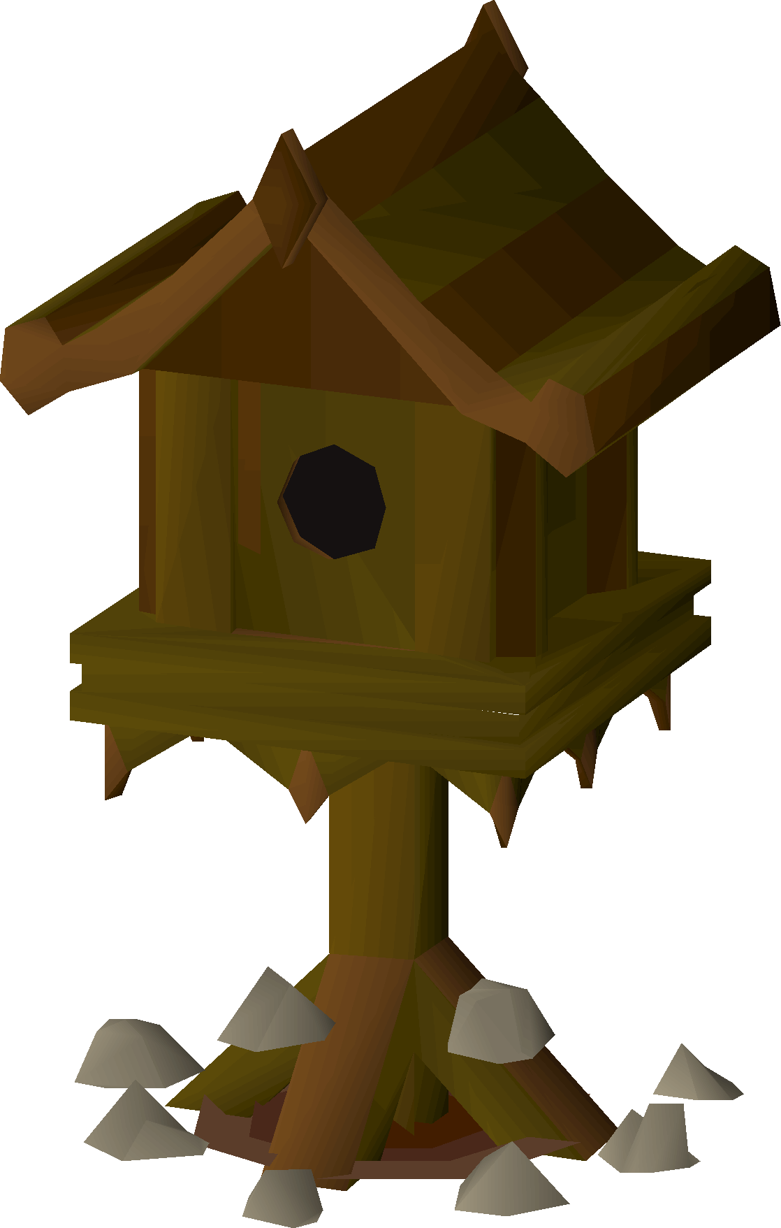 Yew birdhouse