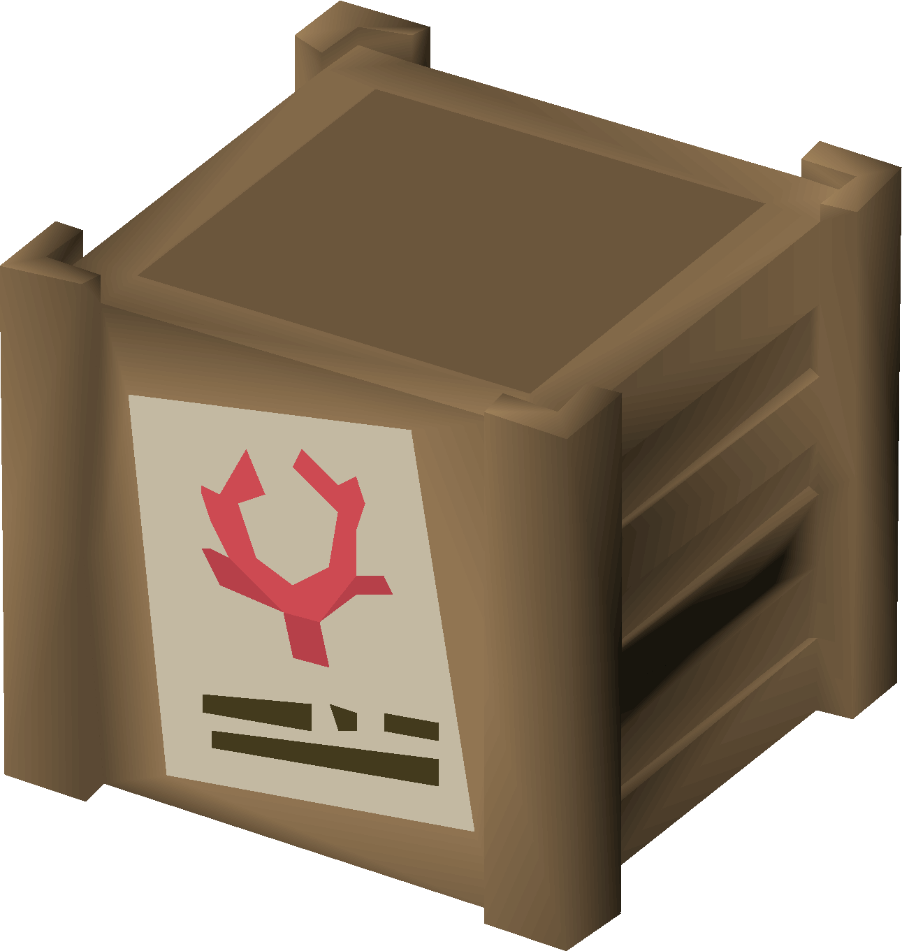 Crate of protective clothing