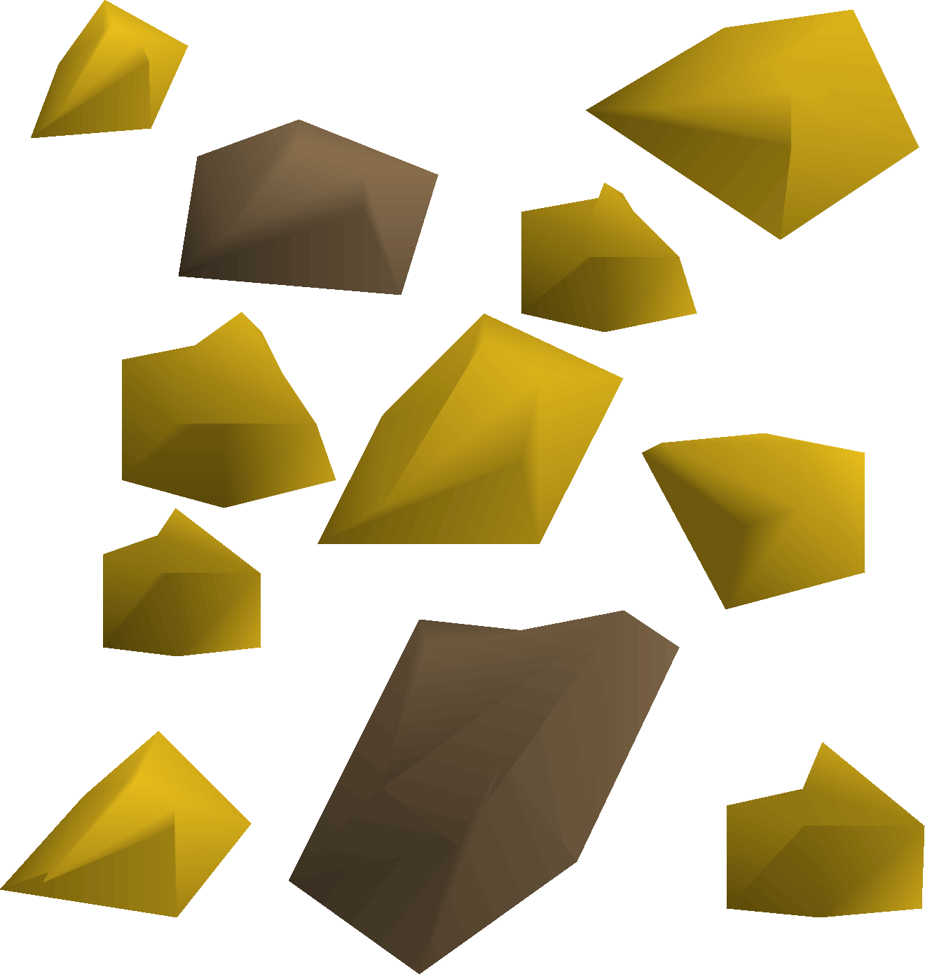 Gold ore fragment