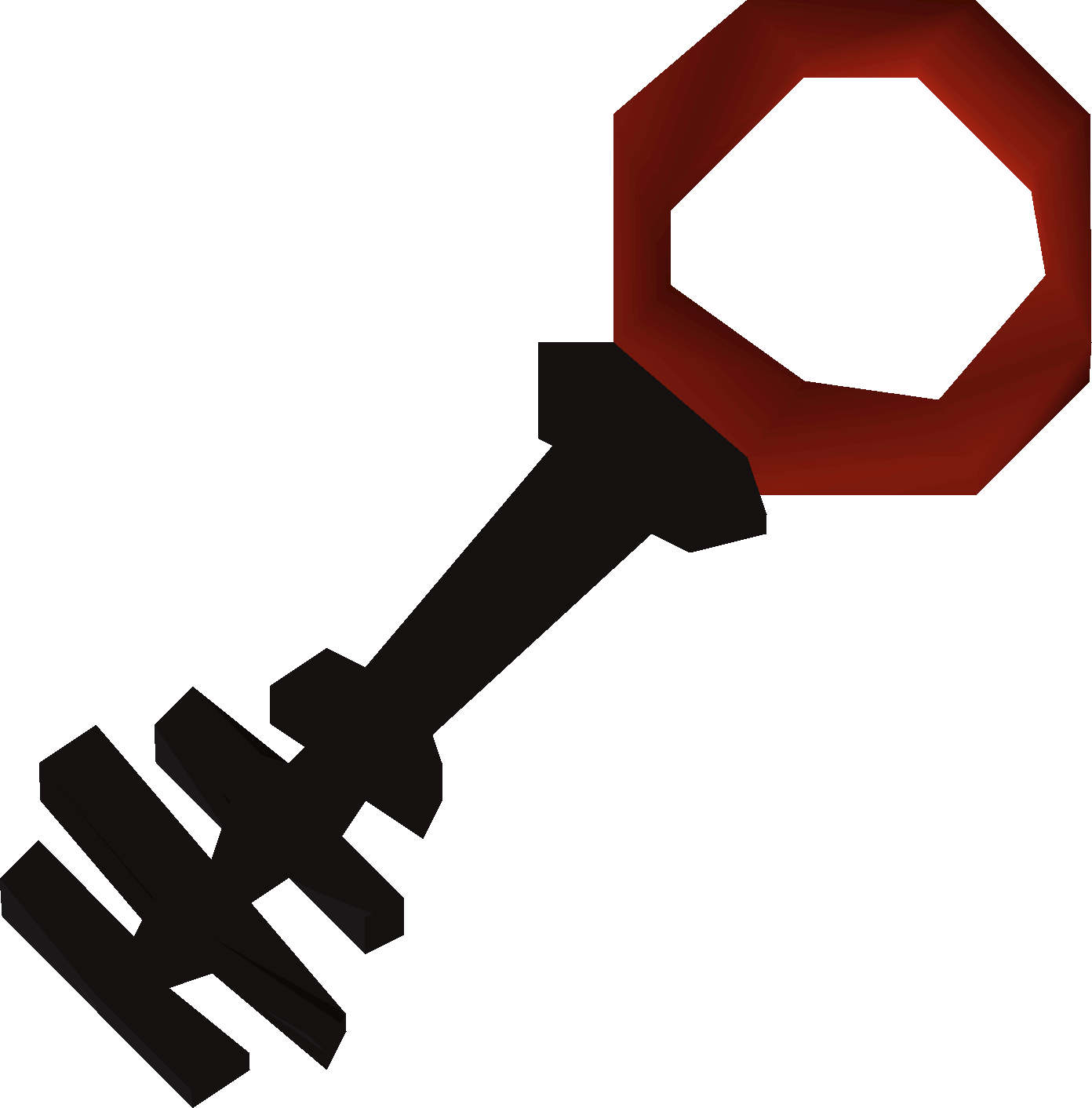 Black key red