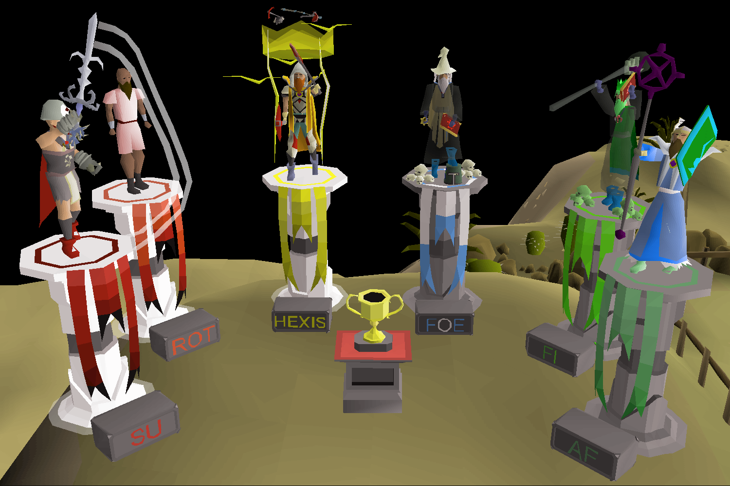 Clan Statues
