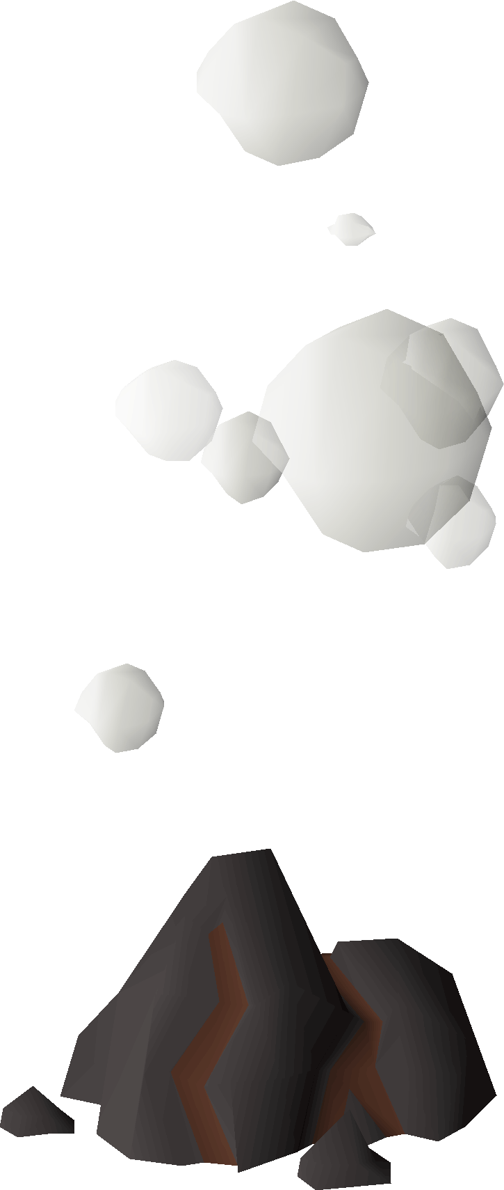 Rocks (iron, gas)