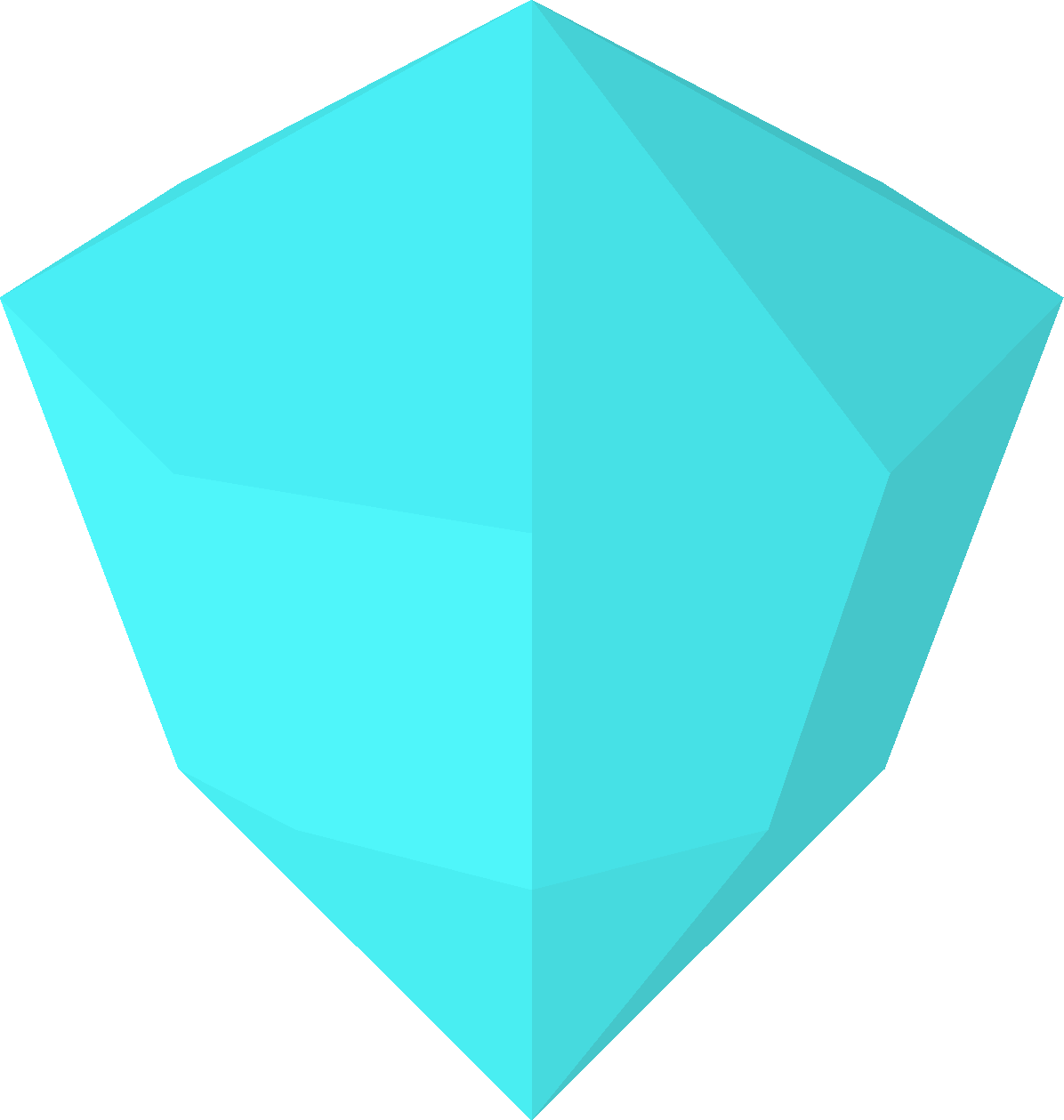 Cyan crystal (Song of the Elves)