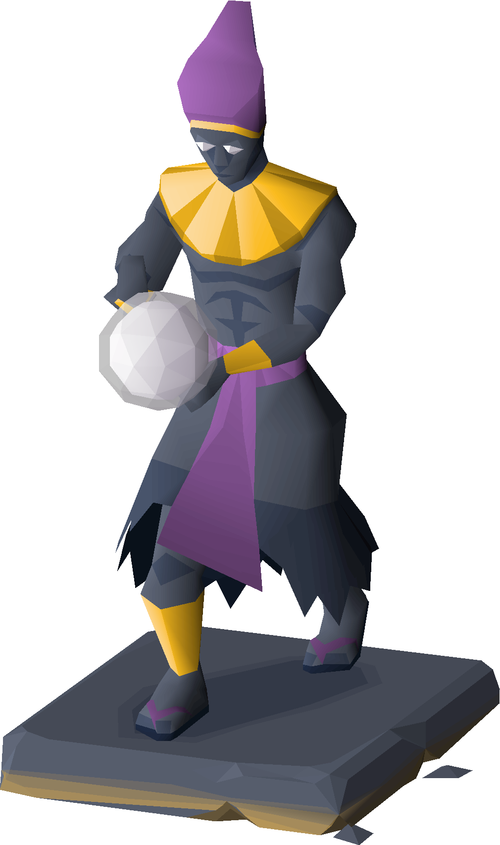 Caster statue