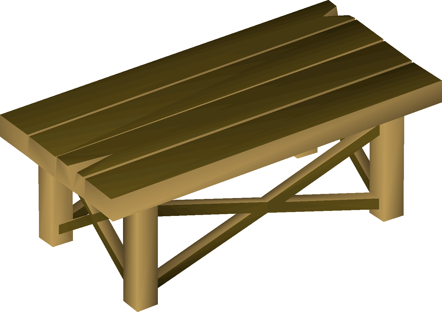 Wooden workbench (interface item)
