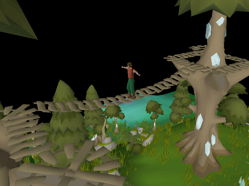 Rope bridge (Prifddinas Agility Course)