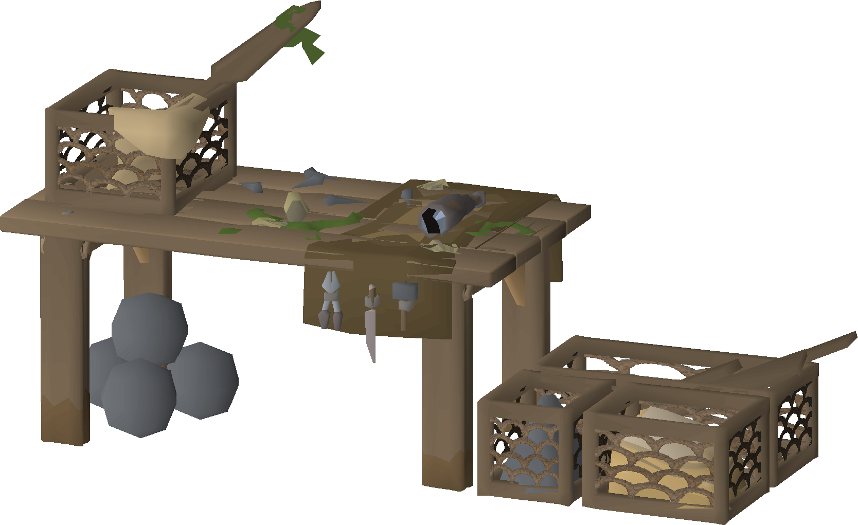 Salvaging station