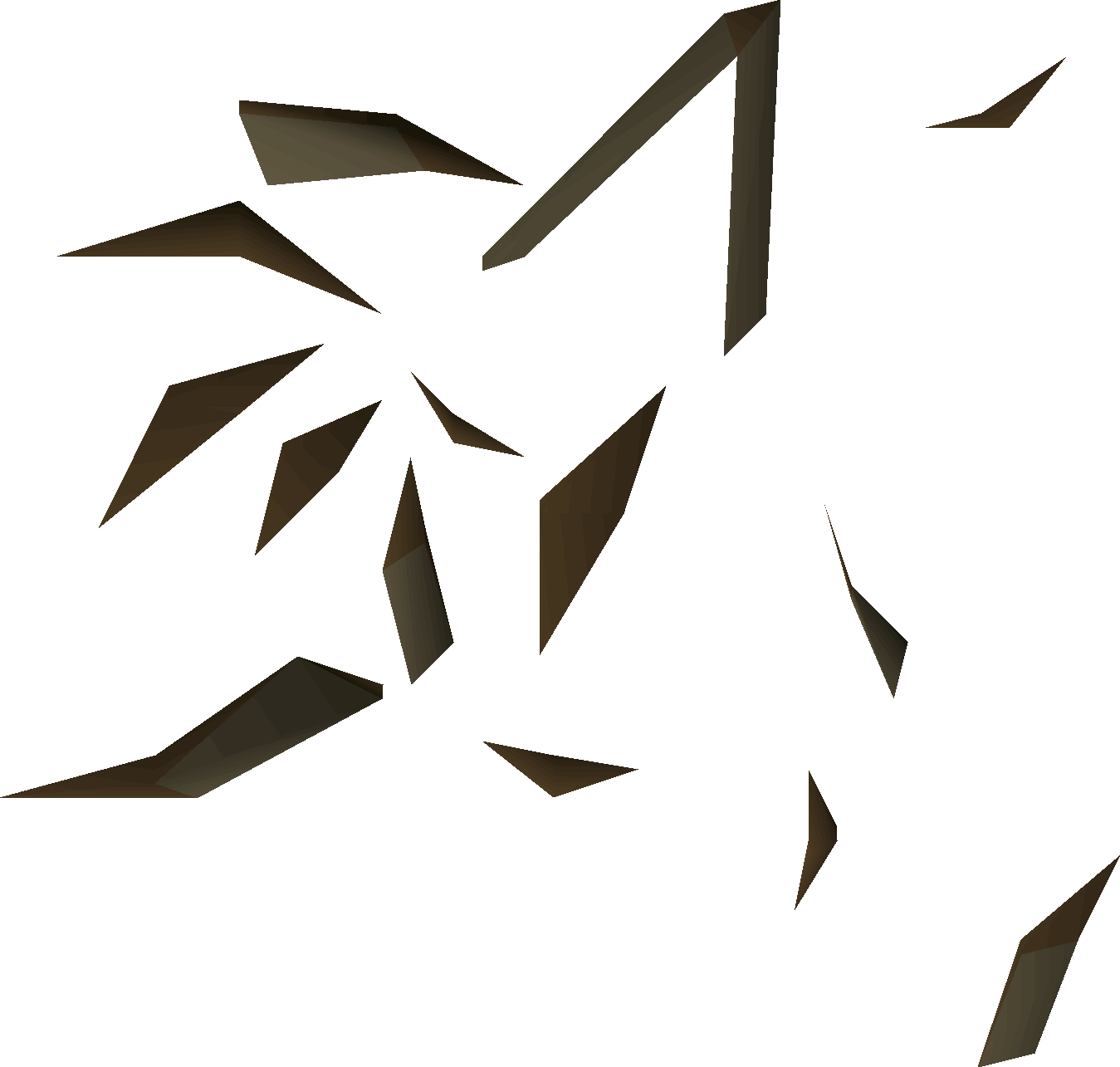 Soaked kindling
