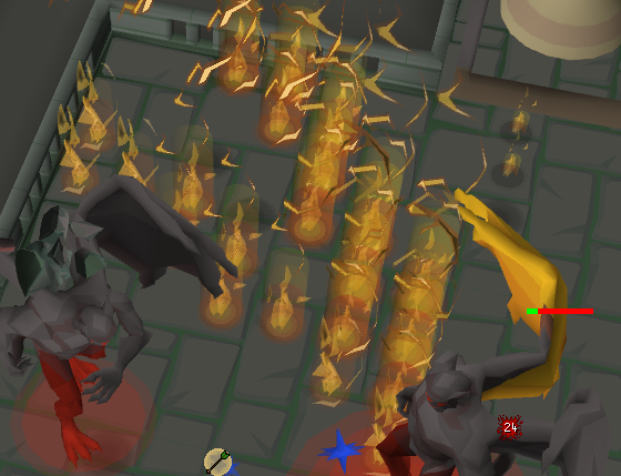Echoing flames