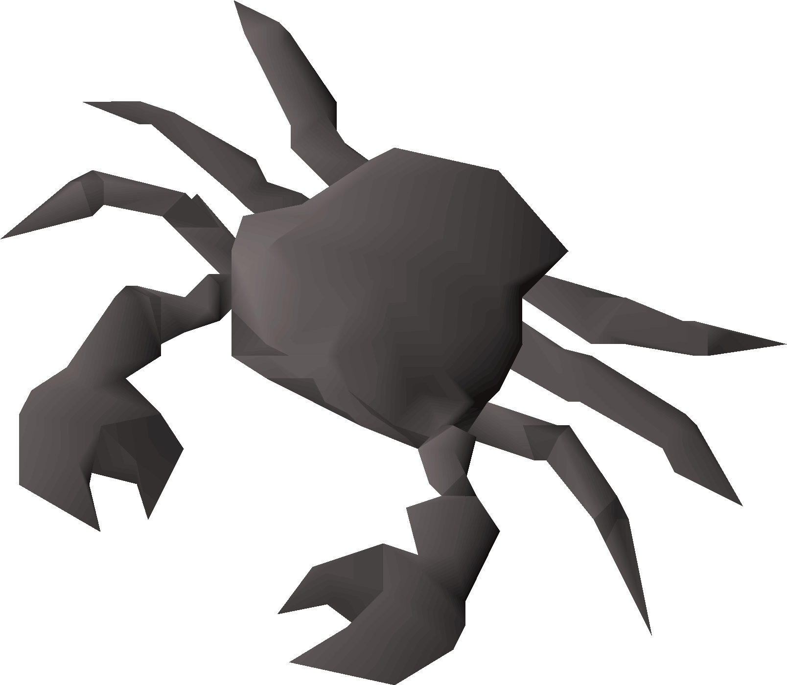 Burnt crab meat