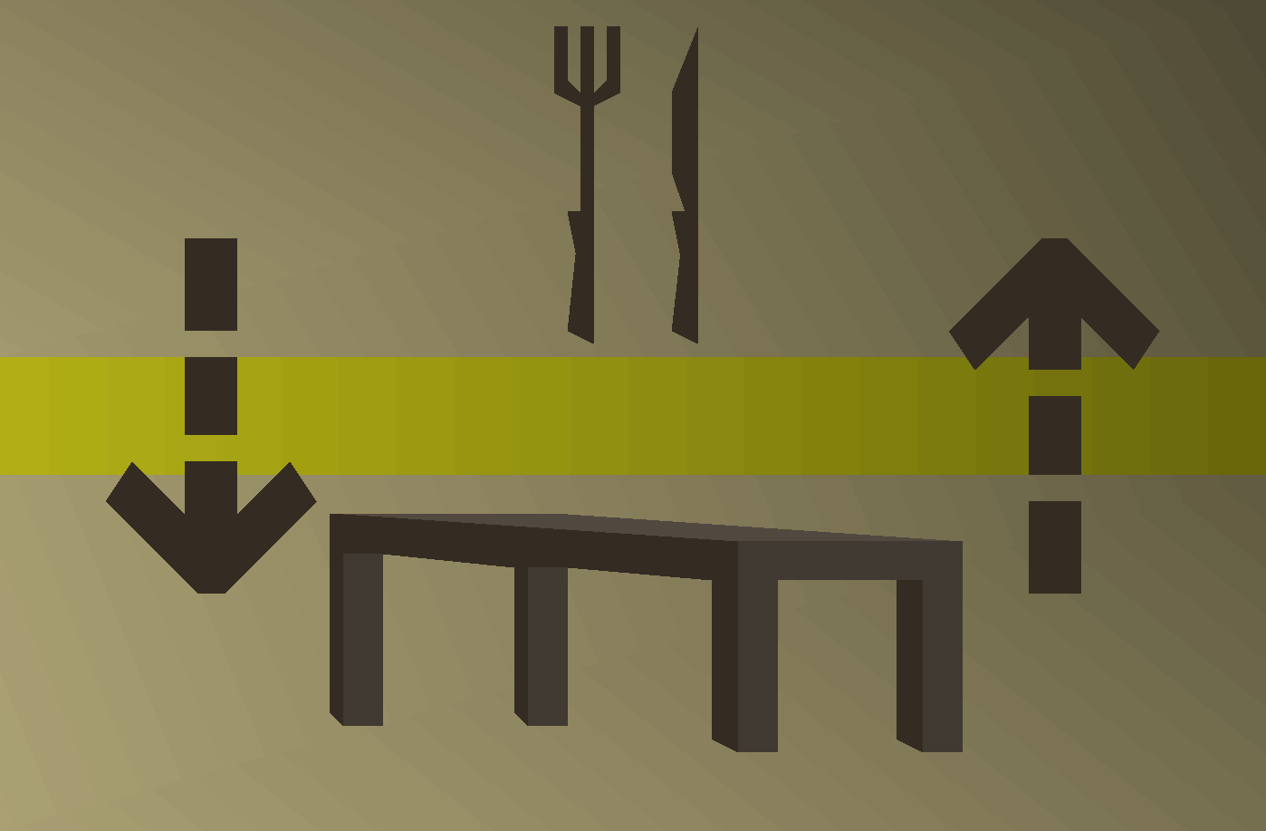 Carved oak table (flatpack)