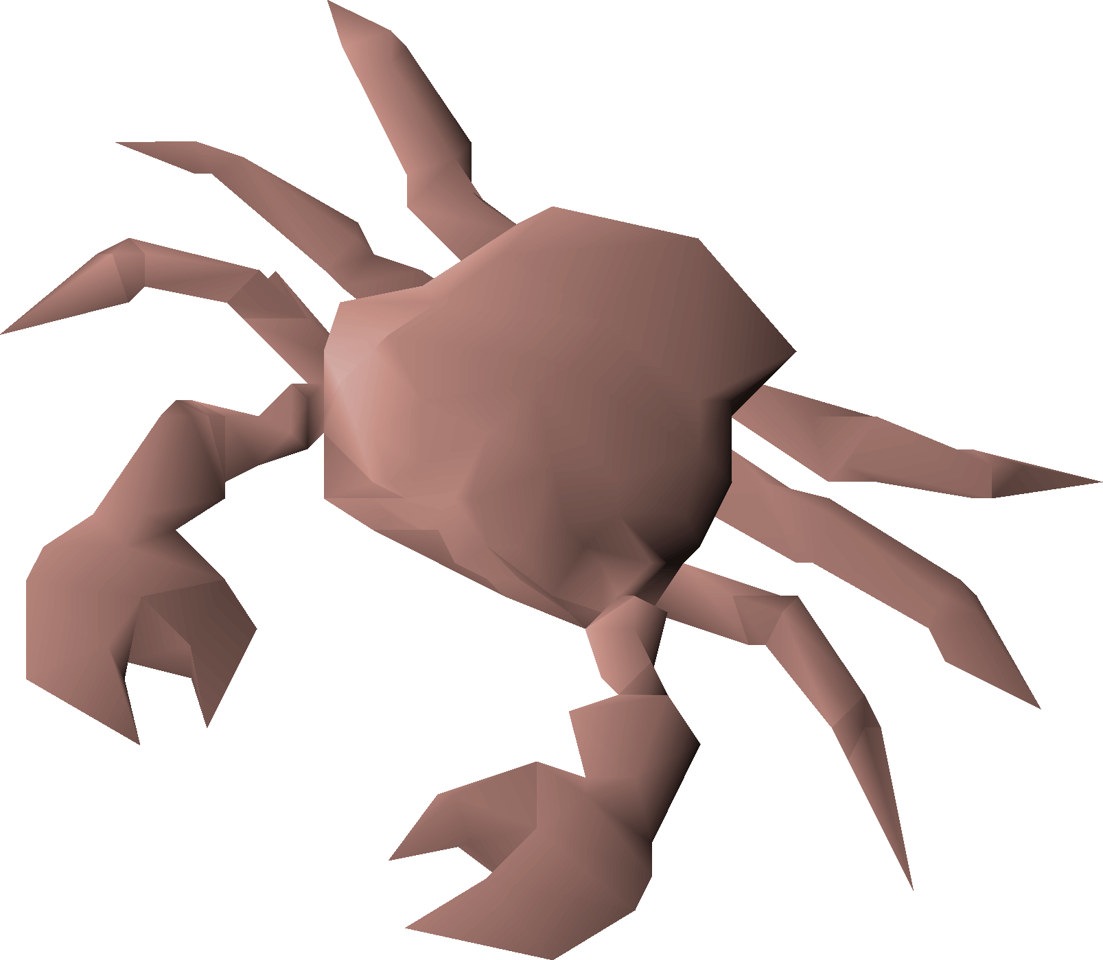 Raw red crab meat