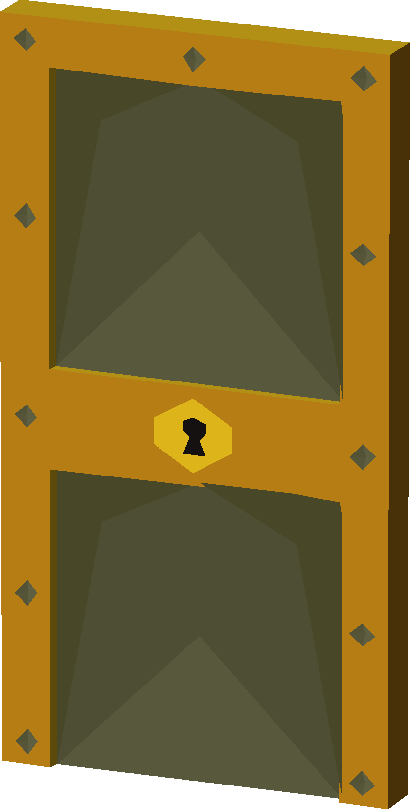 Solid gold door