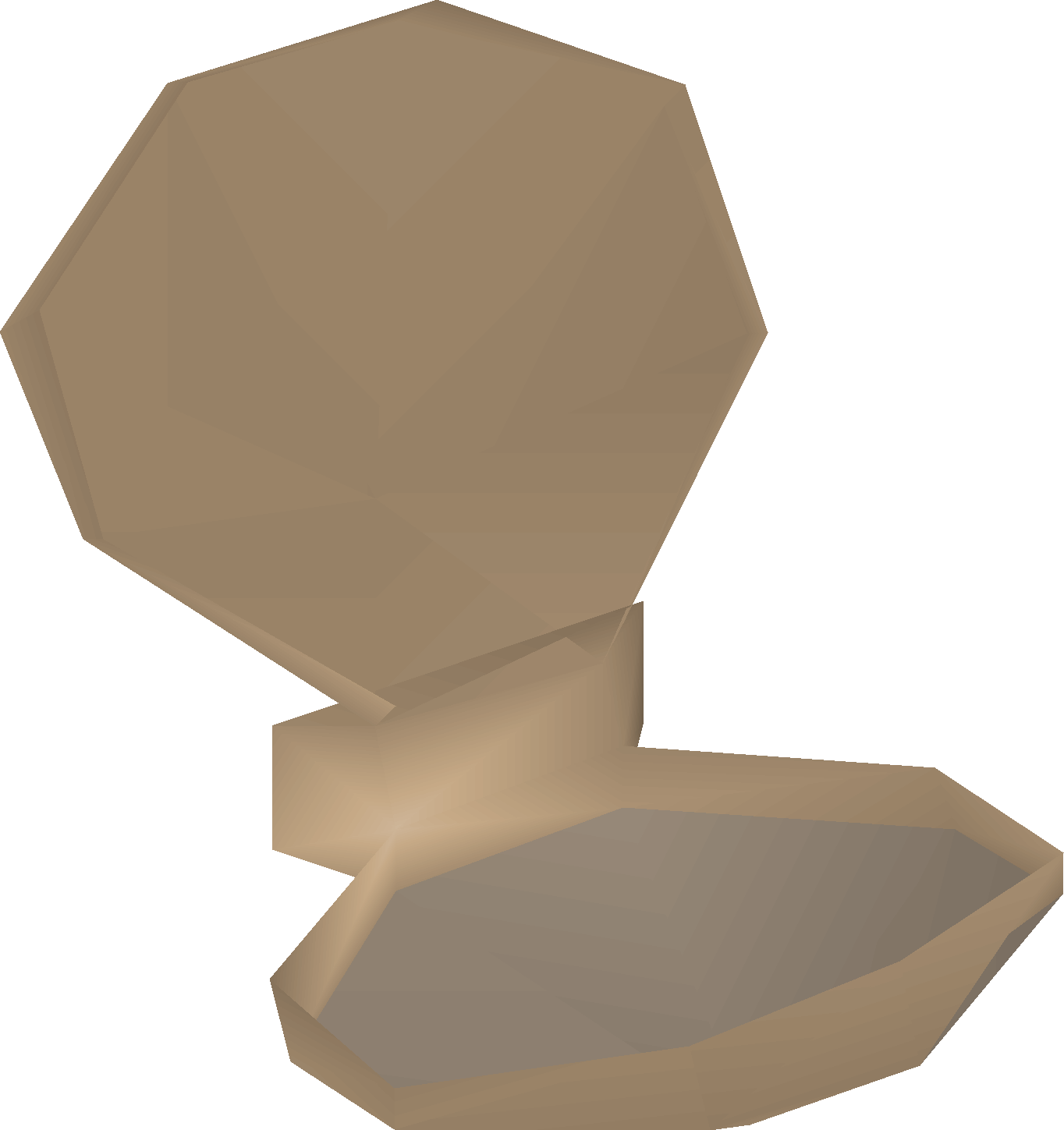 Empty oyster