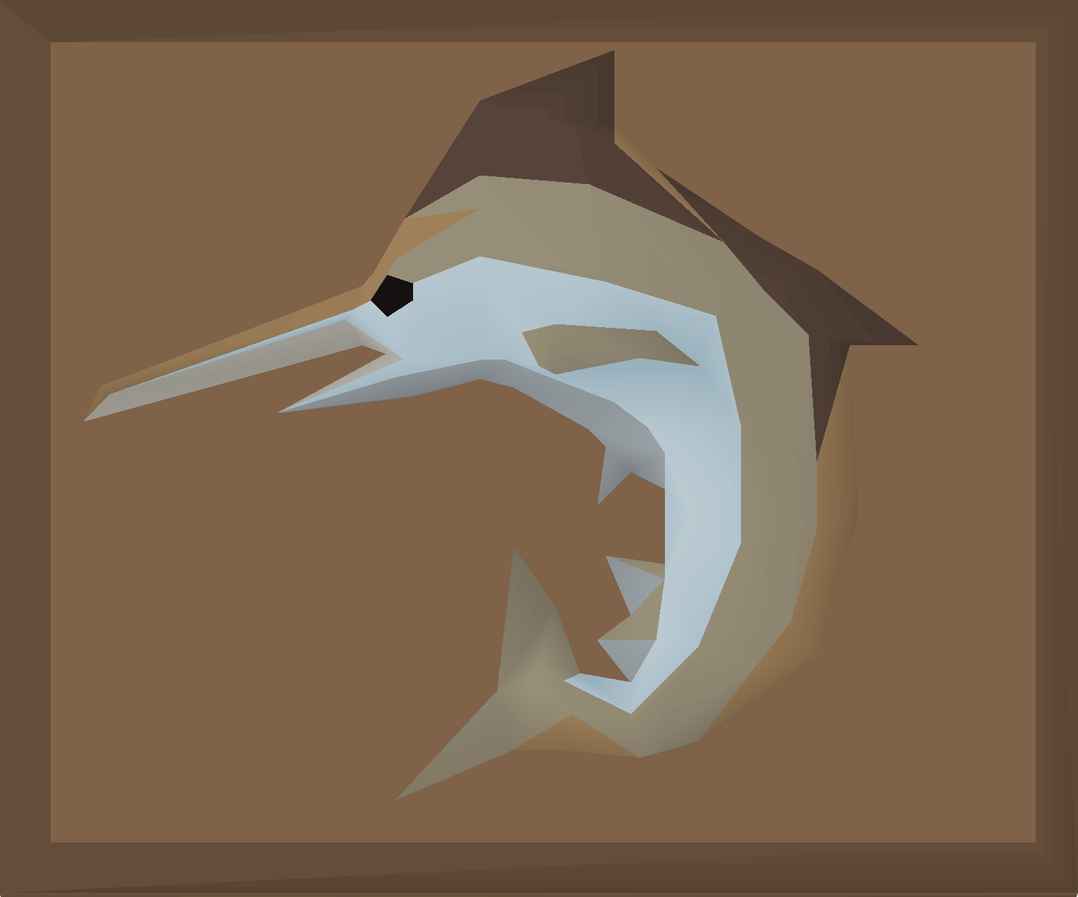 Mounted swift marlin