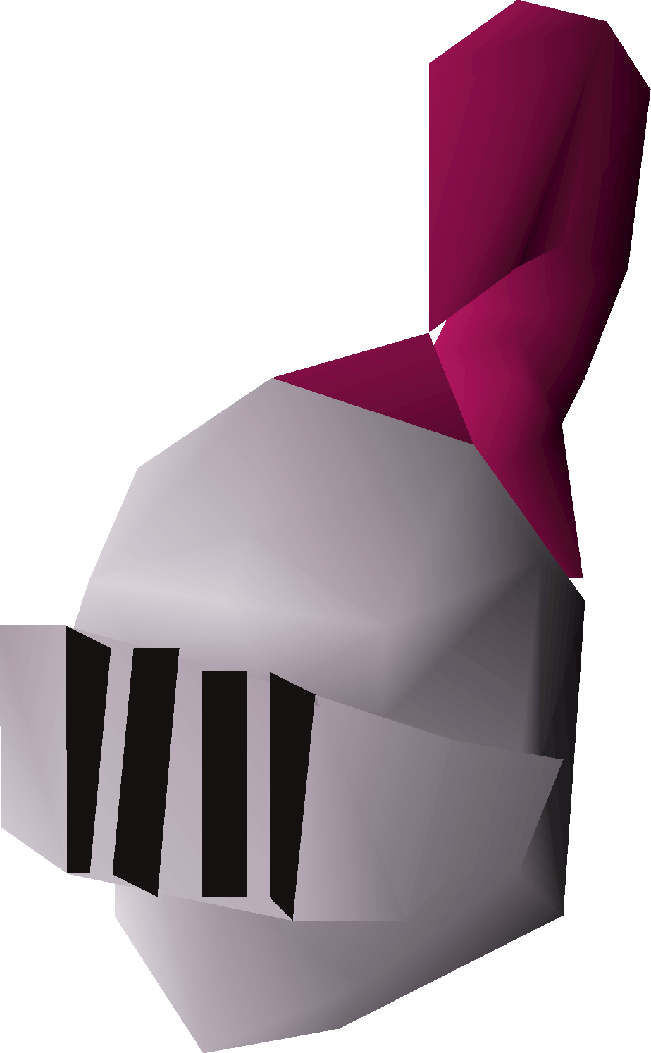 Adamant heraldic helm (Dragon)