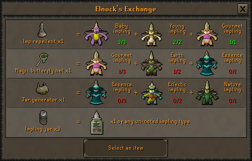 Money making guide/Exchanging impling jars
