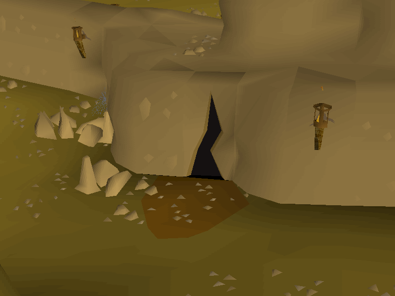 Narrow crevice (Dwarven Mine)