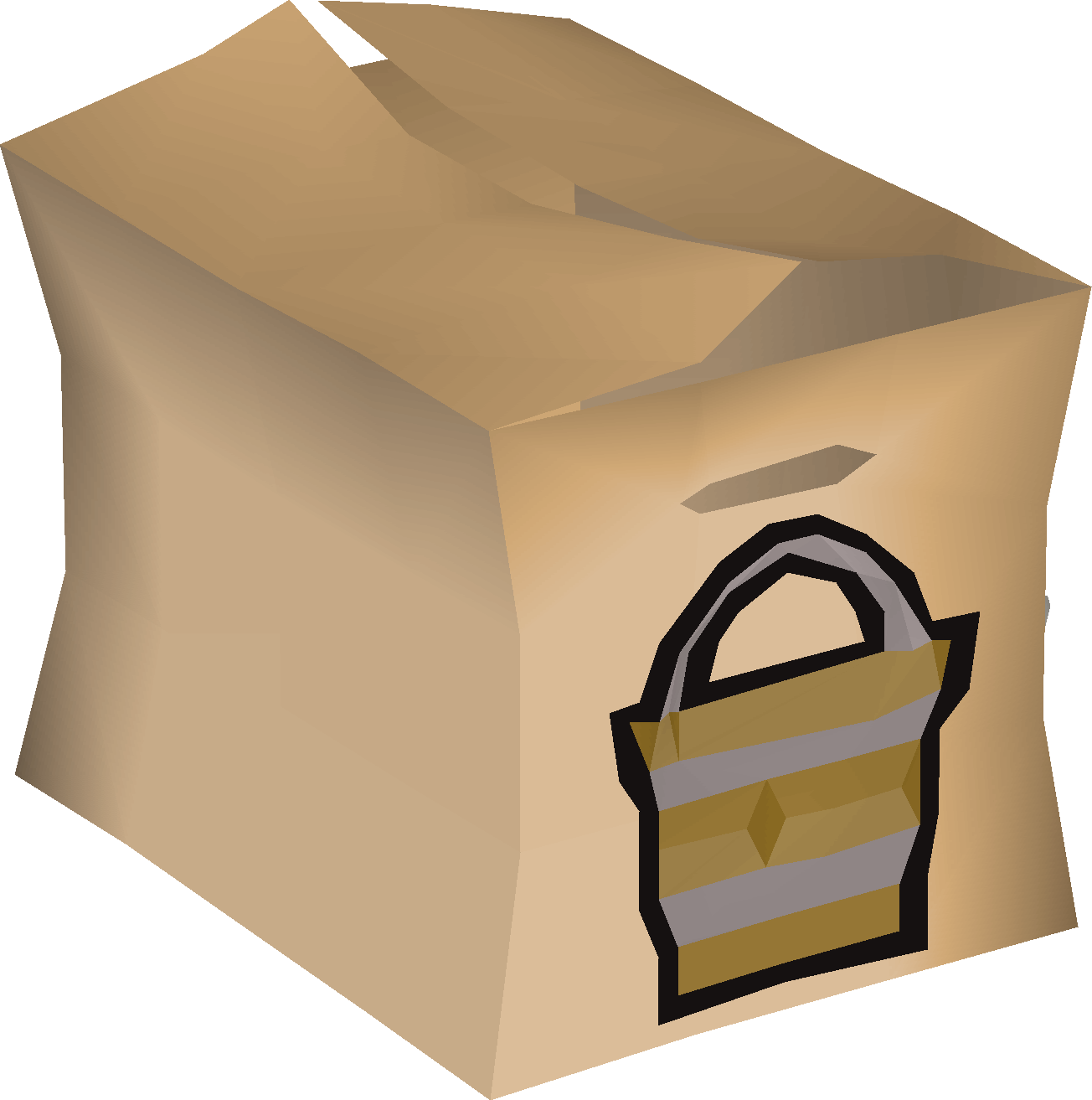 Empty bucket pack
