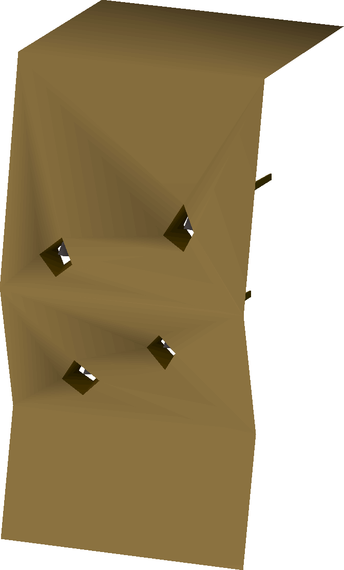 Slight indentations