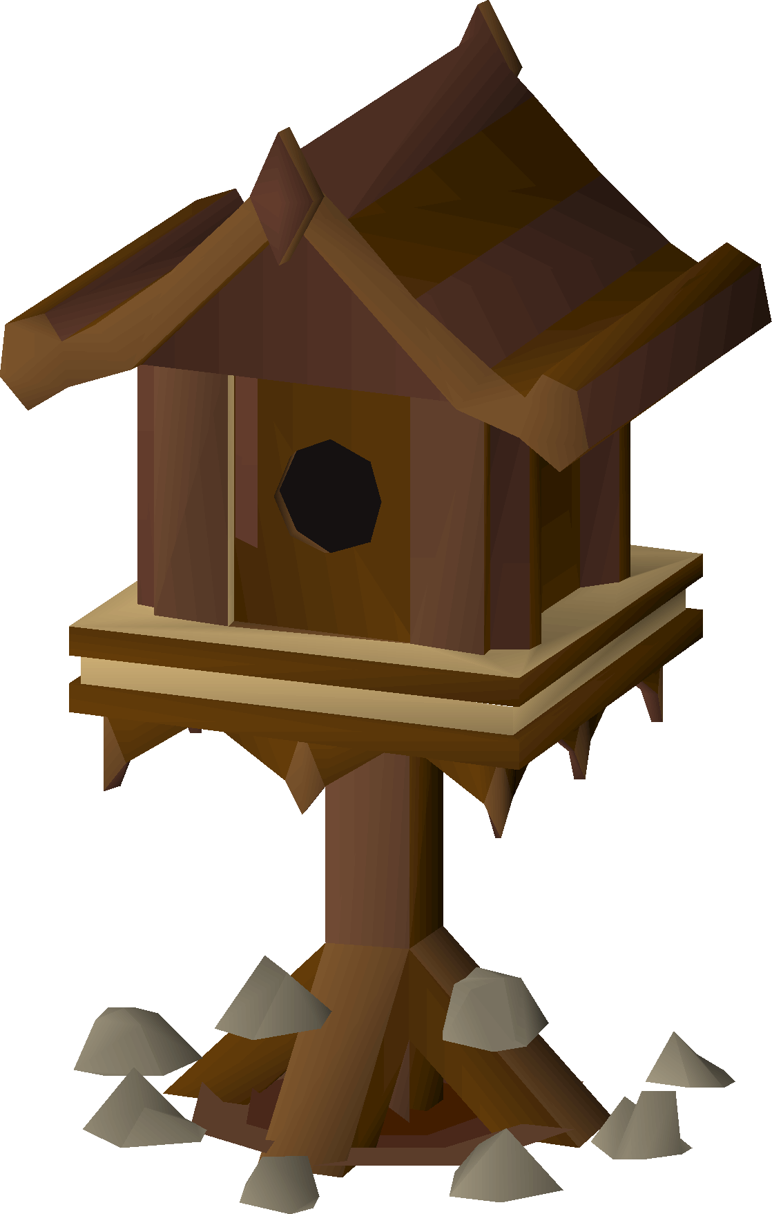 Mahogany birdhouse