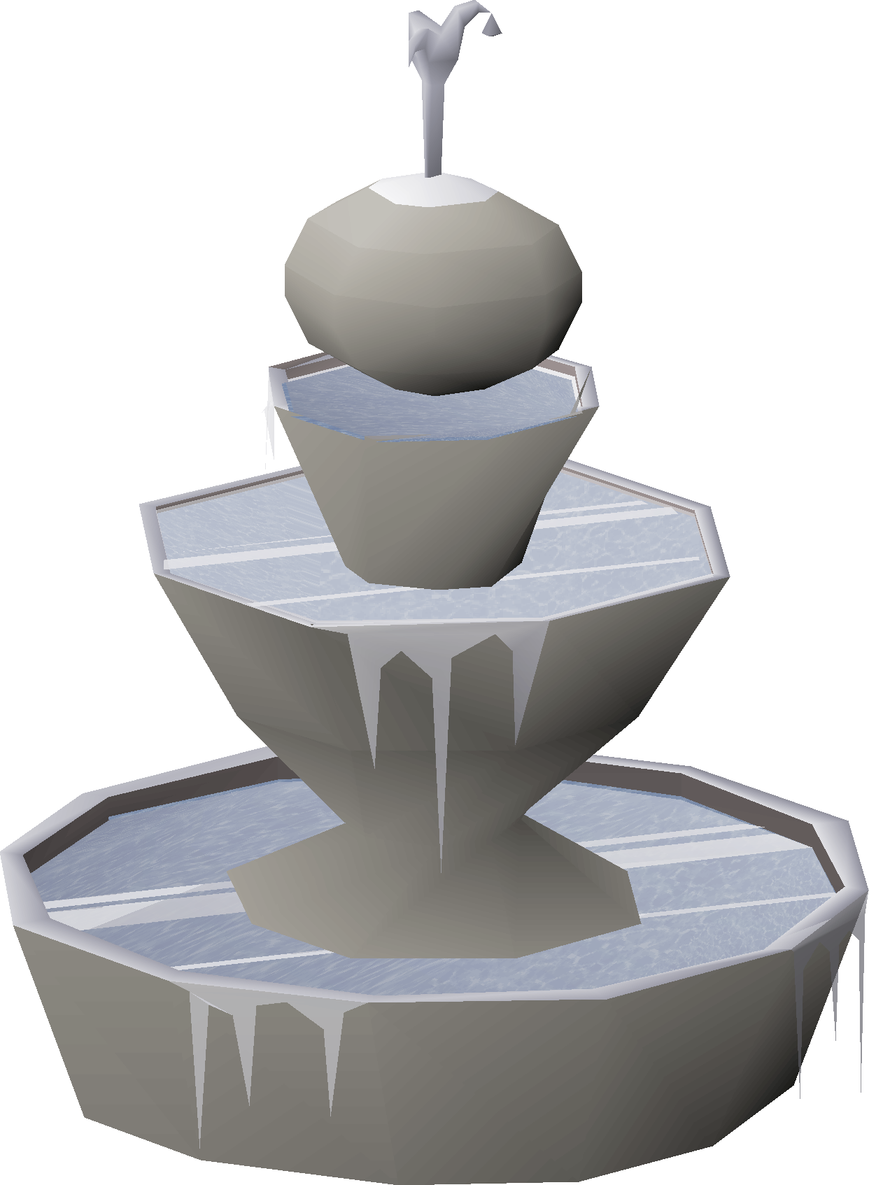 Crust of ice