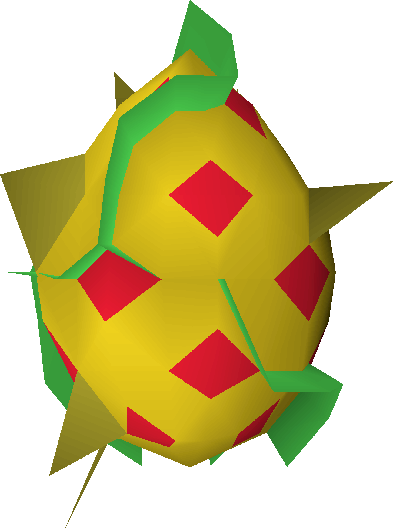 Spiked/pois. egg