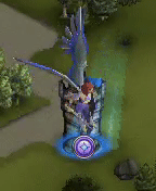 Efaritay as she is depicted in Armies of Gielinor as an Icyene unit.