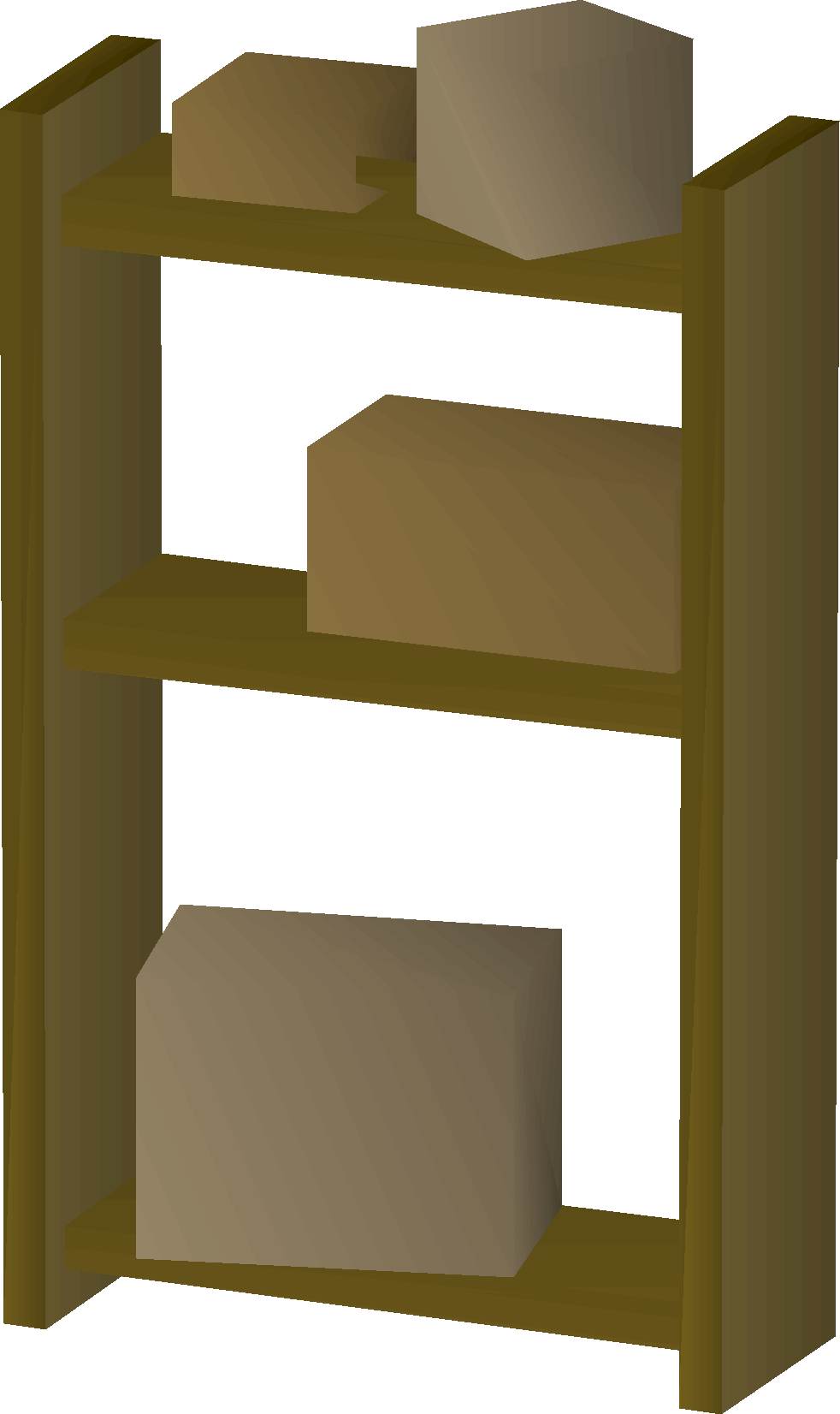 Storage shelves