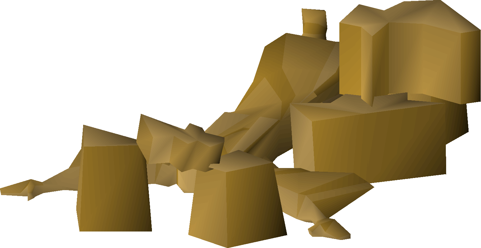Fallen statue