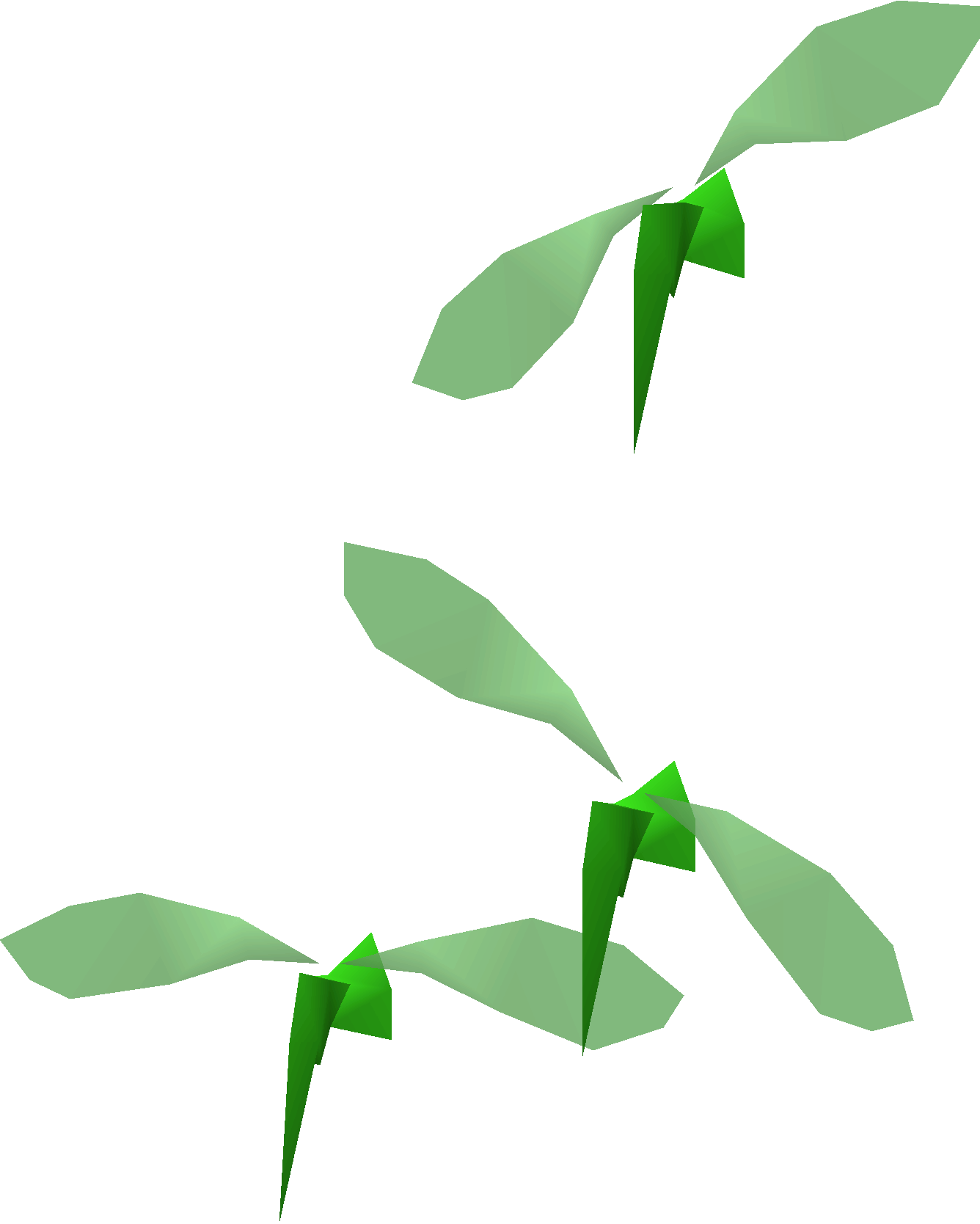 Green fireflies