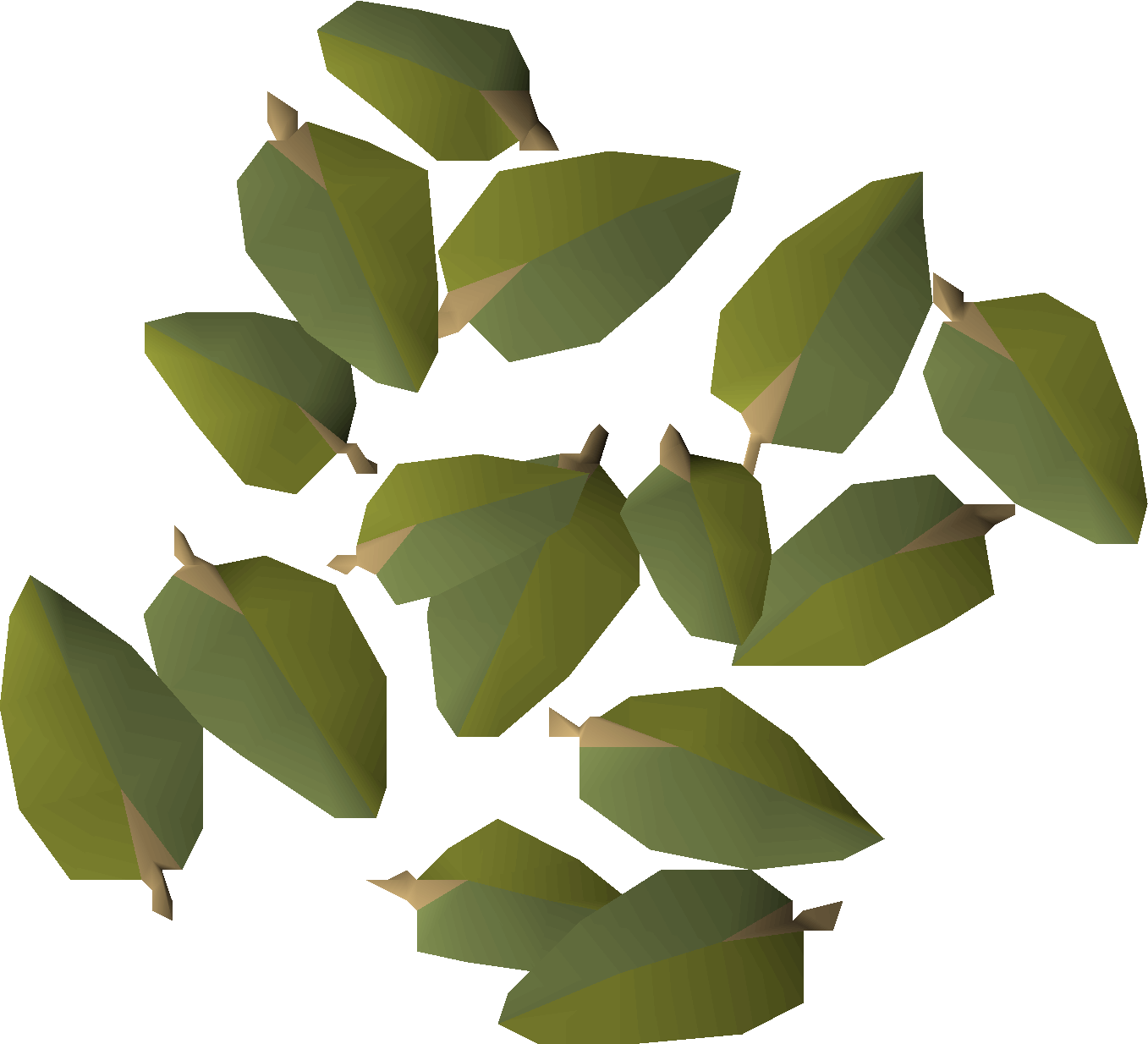 Mahogany leaves