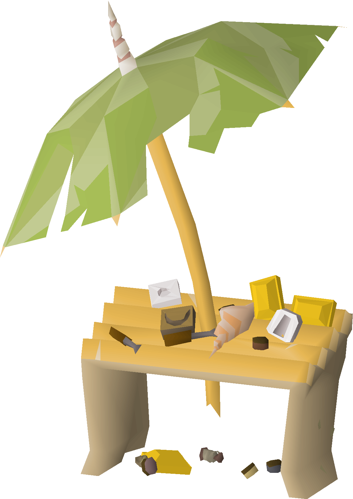 Broken crafting stall