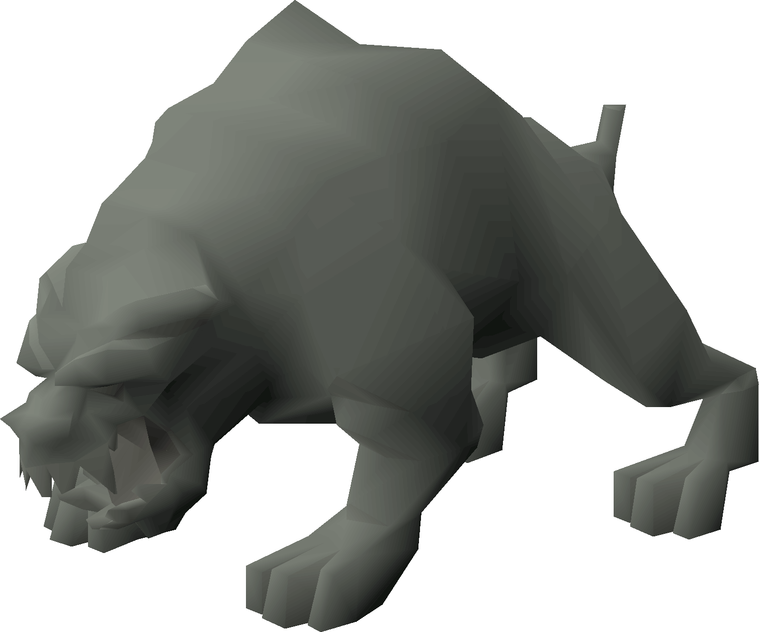 Terror dog statue